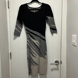 Black and gray Yoana Baraschi dress